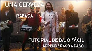 Video thumbnail of "Tutorial de Bajo: 'Una Cerveza' de Ráfaga | Aprende Paso a Paso"