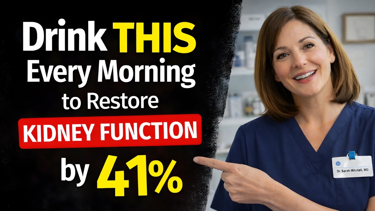 Drink THIS Every Morning to Restore Kidney Function by 41%