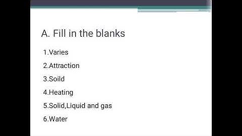 6th Std physics Ch -1 matter (exercise answers)