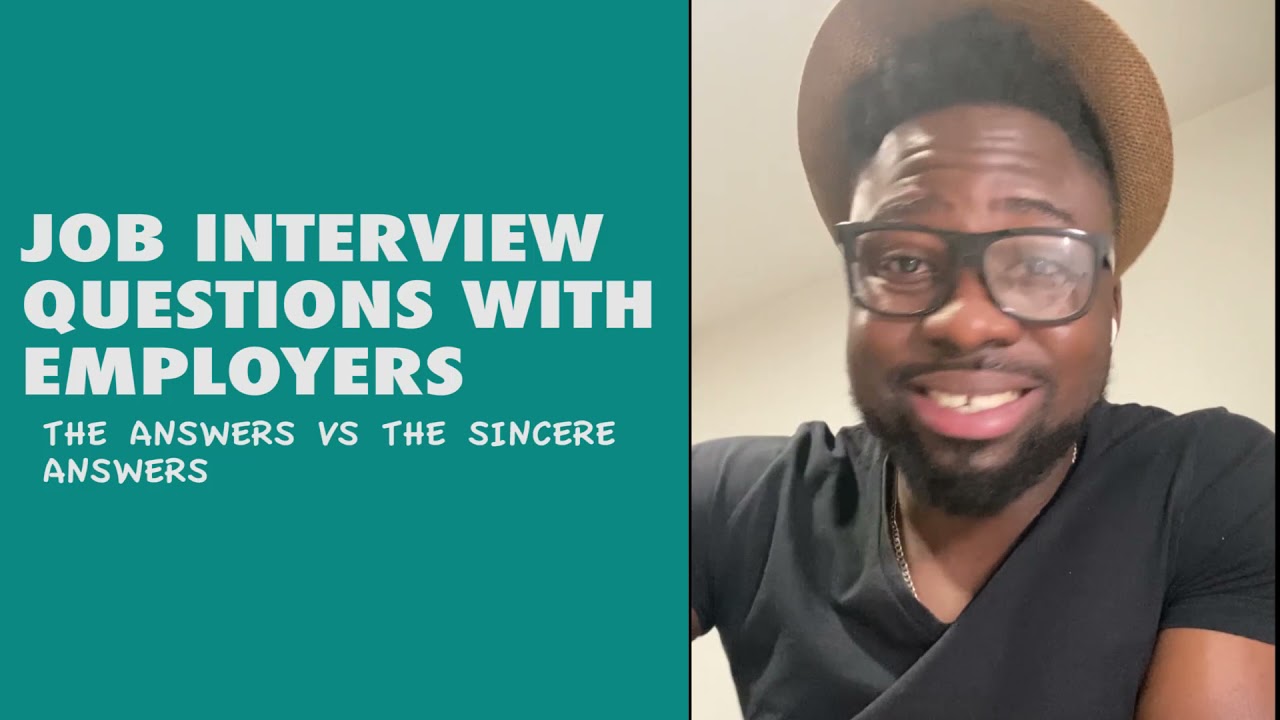 JOB INTERVIEW QUESTIONS | THEIR ANSWERS VS THE REAL ANSWERS