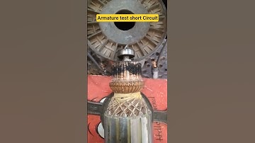 Armature test short Circuit #Armature #test #short #Circuit #corbon #1000v #magnet #oldarmature