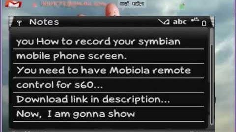 How To Record Your Symbian Phone Screen  - RIP Symbian Phones - You will be in our hearts forever ..