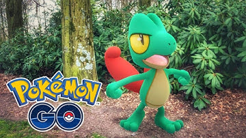 CATCHING *SHINY TREECKO* IN POKÉMON GO! (COMMUNITY DAY w/ Shiny Sceptile & Grovyle)