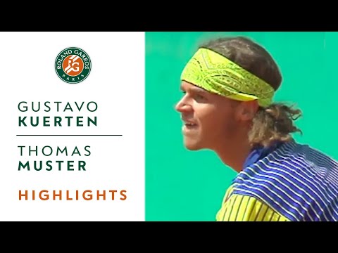 Gustavo Kuerten v Thomas Muster Highlights - Men's Round 3 I Roland-Garros 1997