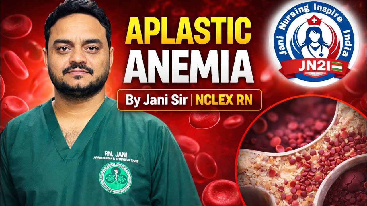 Let’s Crack the NORCET with @Jani sir APLASTIC   Anemia 