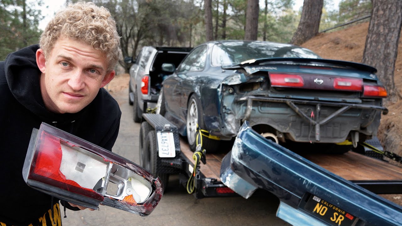 I crashed my mint condition 240SX