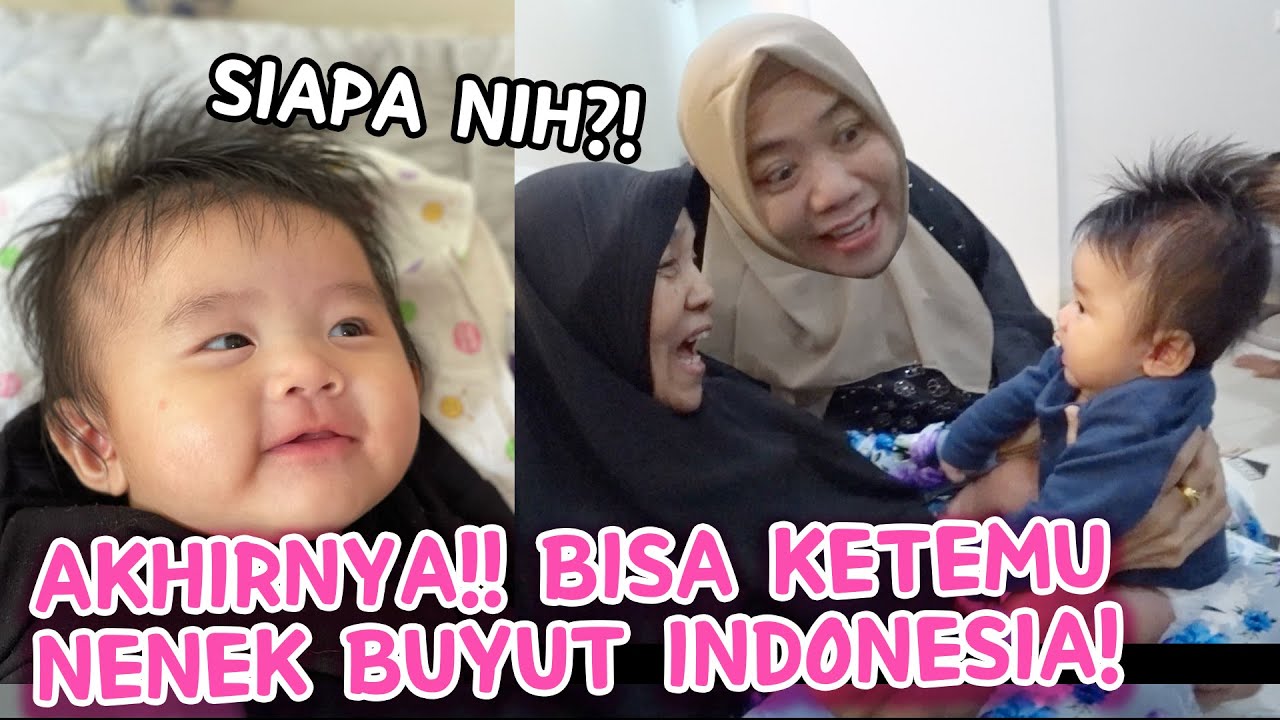 Reaksi Keluarga Indonesia Pertama Kali Ketemu CUCU❤️