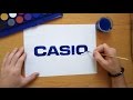 How to draw the Casio logo