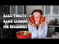 Canning Tomato Sauce: A Step-by-Step Guide for Enjoying the Garden Year Round | Beginner Friendly