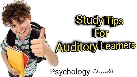 5 Study Tips For Auditory Learners In Urdu/Hindi/English | Learning Styles