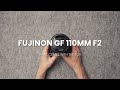 Fujinon GF 110mm F2 - what comes with the box