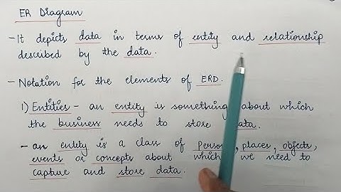 E-R Diagrams || Data Modeling || System Analysis and Design