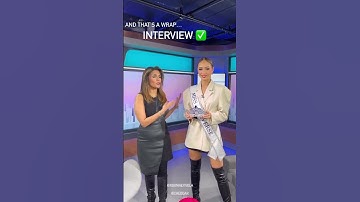 Interview with Miss Universe 2022😍 #rbonneygabriel #missuniverse #missuniverse2022 #shorts #usa