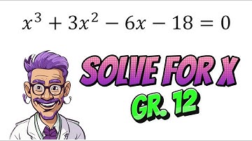 Calculus - How to solve a cubic function with the factor theorem (Grade 12 Mathematics)