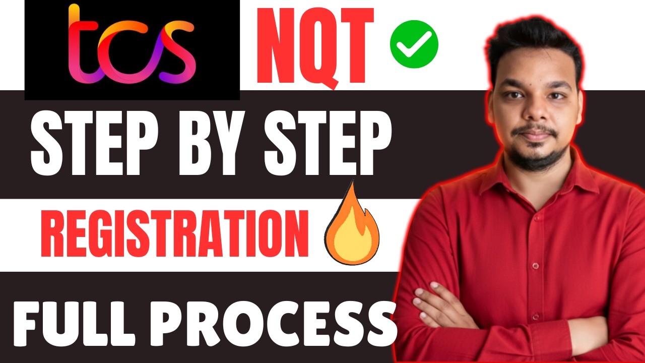 TCS NQT Registration Process | How to Register And Apply for TCS NQT 2026 | TCS Free NQT Hiring