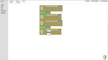 Blockly & Hummingbird: Creating a Program 1