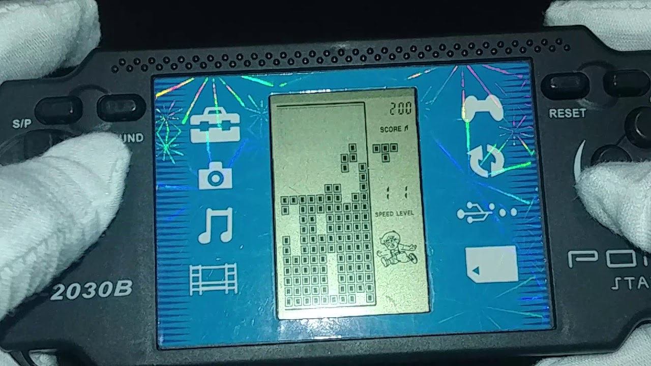 The Pop Station ZC-3050b Handheld Brick Game - YouTube