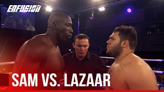 David vs. Goliath Title Fight Ends With UNEXPECTED Knockout! | Sam vs Lazaar | Enfusion Full Fight