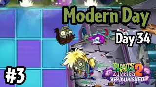 Plants vs Zombies 2: Reflourished | Modern Day - Day 34 - #3 Zombot Multi-stage Masher