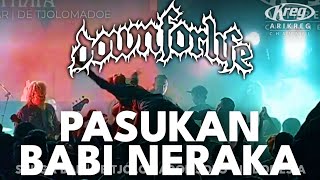 DOWN FOR LIFE - PASUKAN BABI NERAKA | Live @deTjolomadoe #metal #popular #trending#song#music#fyp