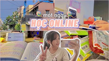 Một ngày học online của mình 🙇🏻‍♀️ // Ngày đầu tiên ra khỏi nhà trong 3 tháng hè🥲