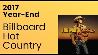 Billboard 2017 Top 100 Year-End Hot Country