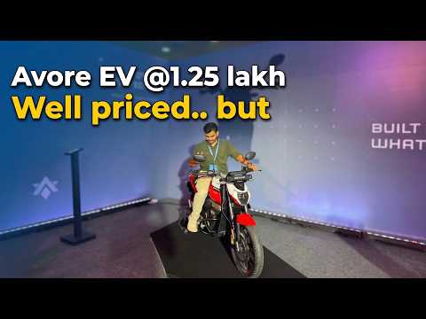 Avore EV Bike: 160 Kms @ ₹1.25 Lakh! 🛑 Well Priced... BUT with a catch