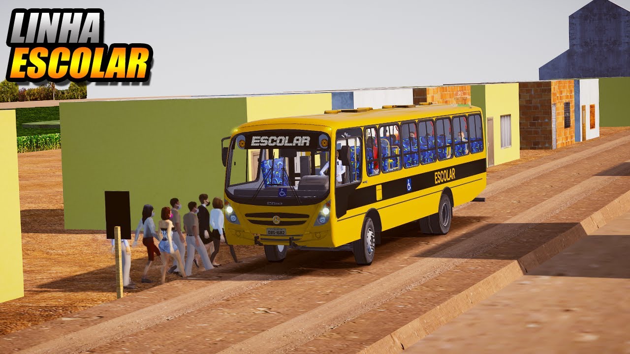 proton bus simulator road mod escolar do caio foz super escolar e