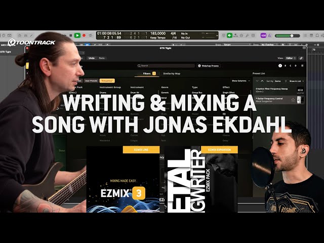 Metal Guitar Tone with EZmix 3 | Recording and Mixing with Jonas