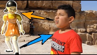 Squid Game Vs Kid At  Pyramids  #coffin_dance #Squid_Game