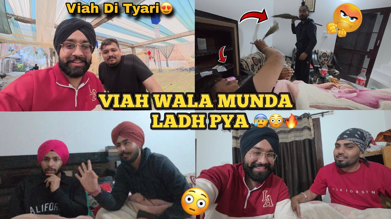 FIGHT VLOG😱 ~ VIAH WALE MUNDE NE DOST KUTTE😰😳 - Prabh Buttar🔥