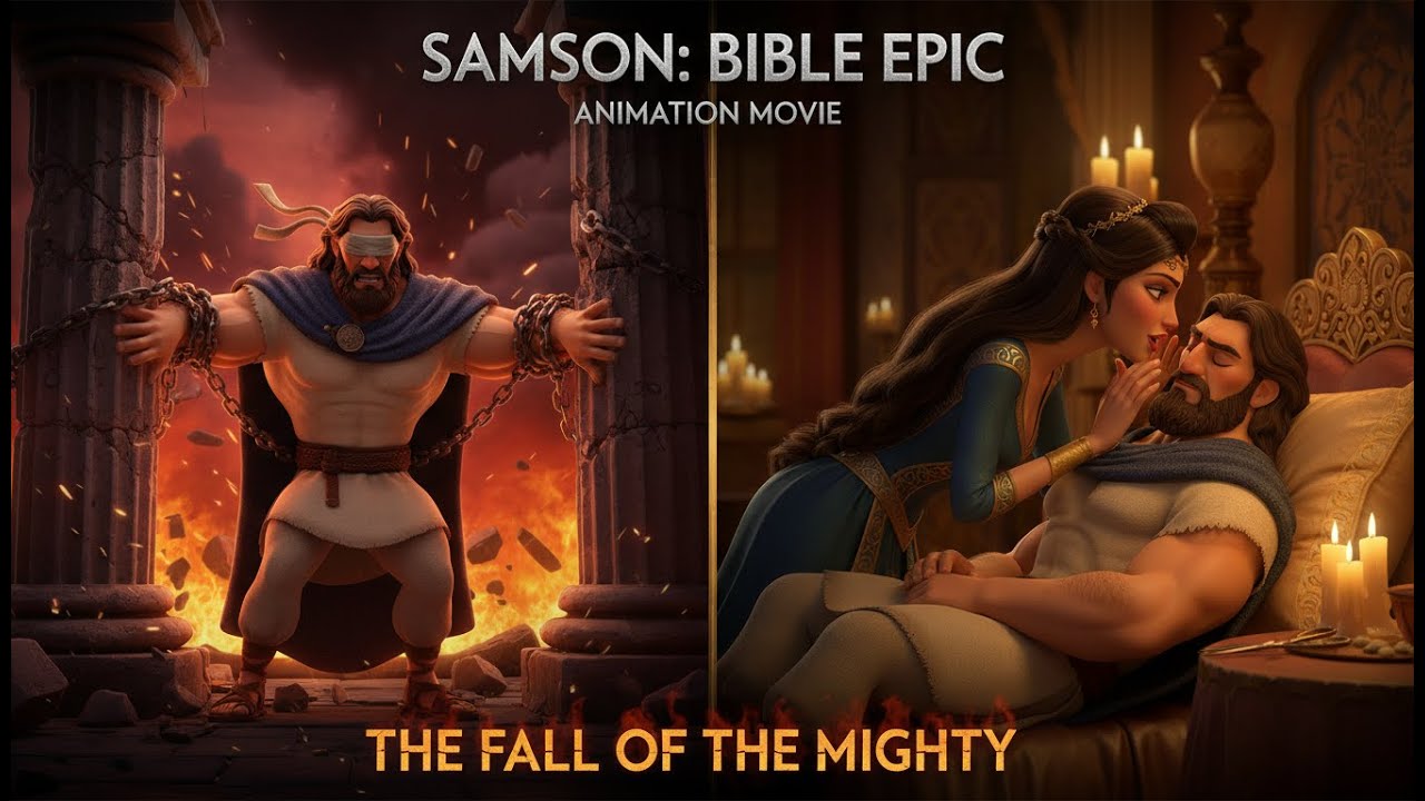 Samson: The Strongest Man in the Bible 💪 | Full Epic Animated Bible Story