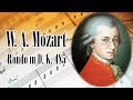 🎼 W. A. Mozart Rondo in D, K. 485 | Mozart Classical Music for Relaxation and Studying