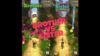 #competition#templerun#runninggames Competition Between Brother & Sister |  Temple Run | RVW Games screenshot 5