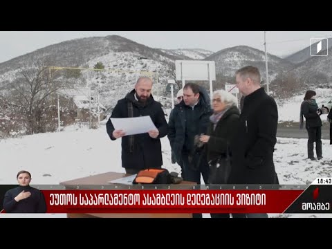 ეუთო-ს საპარლამენტო ასამბლეის დელეგაციის ვიზიტი