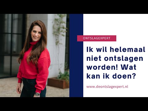 Video: Wat Om Te Doen As U Ontslaan Word?