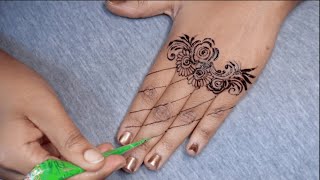 Eid Special Mehndi Design   Easy beautiful back hand mehndi design