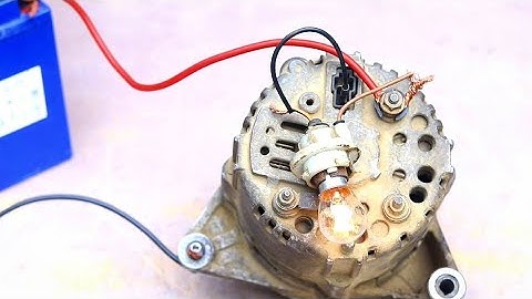 How to connection Tractor Alternator | Lucas tvs 2 pin Alternator wiring