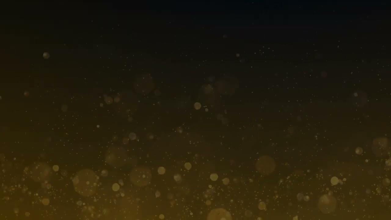 20 Minute Golden Dust Background Video | Dark Golden Background | Free Stock Footage