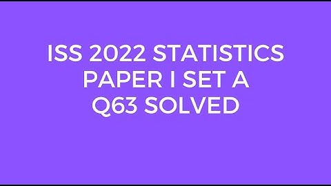 Indian Statistical Service (ISS) 2022 Statistics Paper I Set A Q63 Solved (Newton Forward Formula)