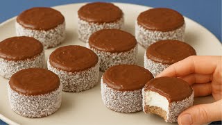 картинка: Новый быстрый домашний десерт с кокосом и восхитительной начинкой! Три простых рецепта