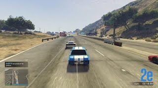 GTA 5 Online - Beautiful Race with Classic Sports Cars and The FURY Crew ❤️‍🔥