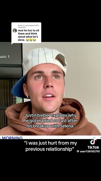 Justin talk about his relationship with Selena #justinbieber #selenagomez #edit #haileybieber