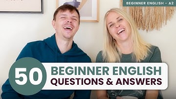 22 MINUTES Beginner English Questions and Answers - Slow English