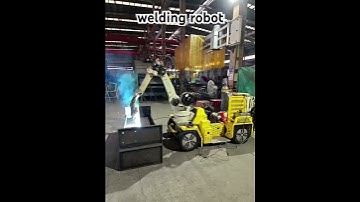 Mobile welding robots #robot #workshop #welding #steel #machine