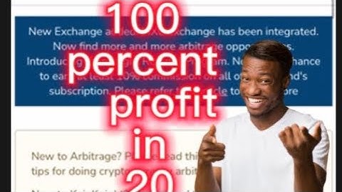 CRYPTO UNLIMITED. 100% profit in 20minute with KoinKnight. #crypto #binance #koinknight #arbitrage