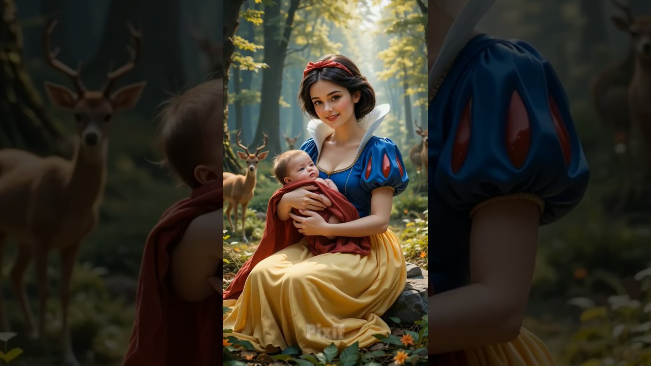 Disney Princesses as Mothers 