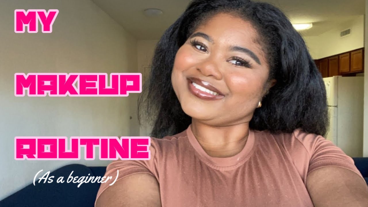 My EVERYDAY MAKEUP Routine (as a BEGINNER ) - YouTube
