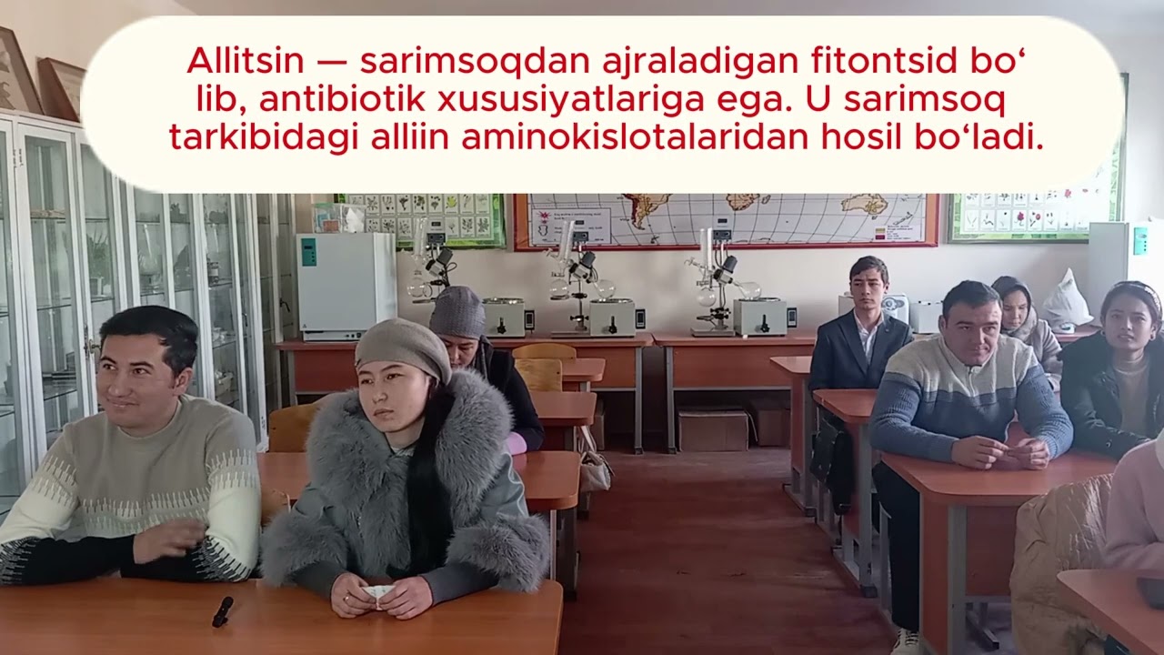O'simliklar fiziologiyasidan VIKTORINA, 521-guruh