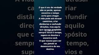 O que é seu sempre volta ✨ #destino #caminho #vida #escolhas #bomdia #tempo #bomdia #amor